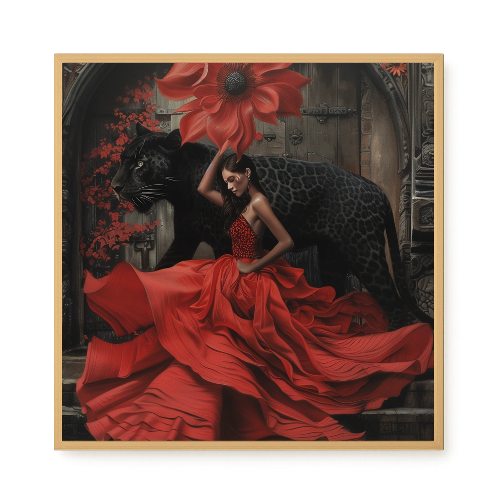 Shadow Dance Canvas Wall Art