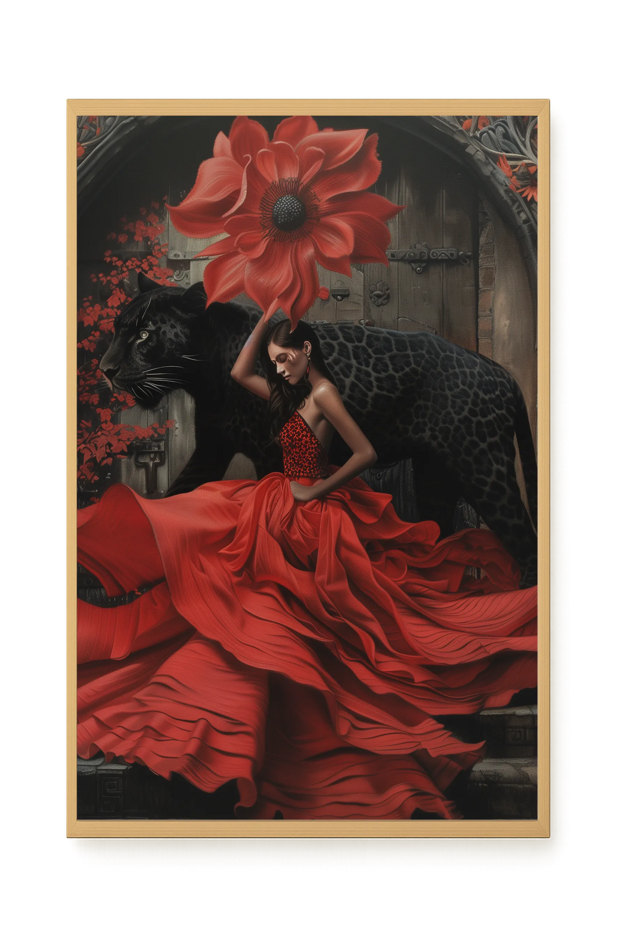 Shadow Dance Canvas Wall Art