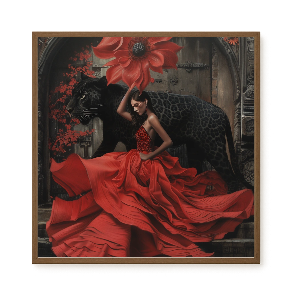 Shadow Dance Canvas Wall Art