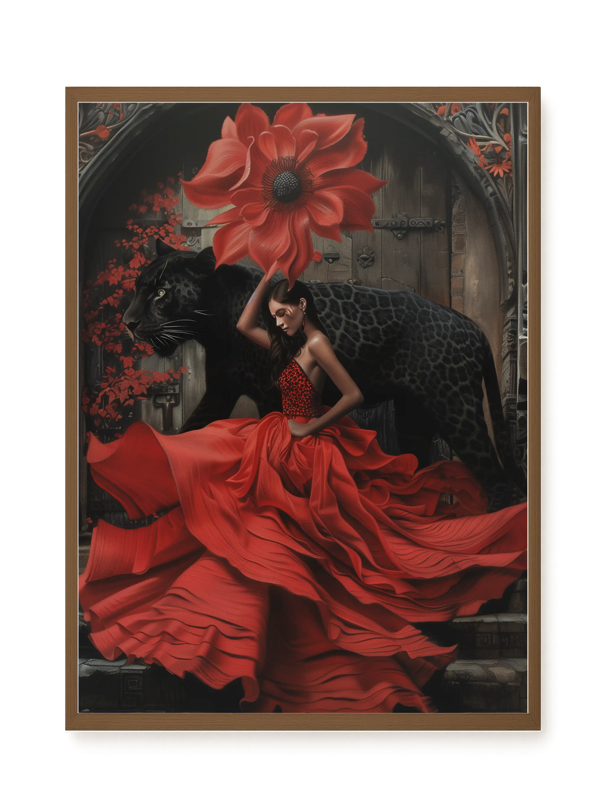 Shadow Dance Canvas Wall Art