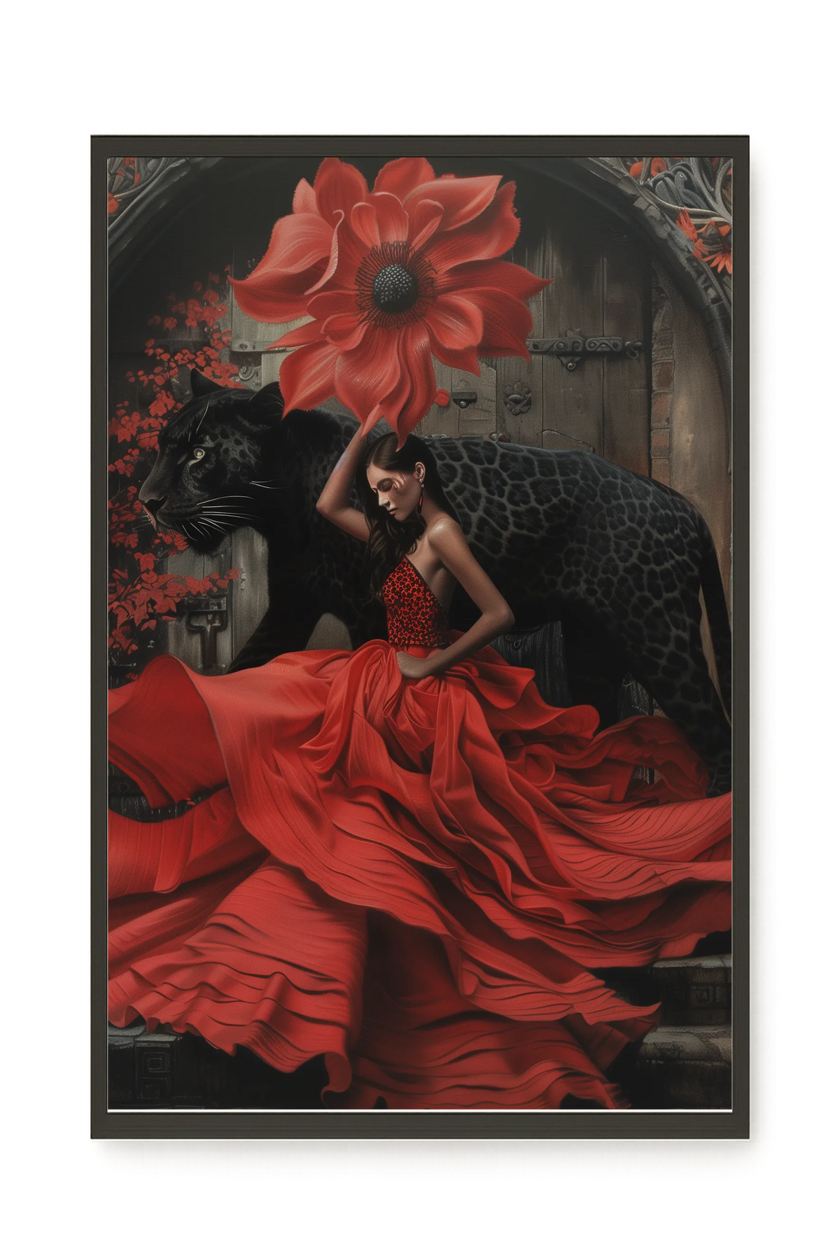 Shadow Dance Canvas Wall Art