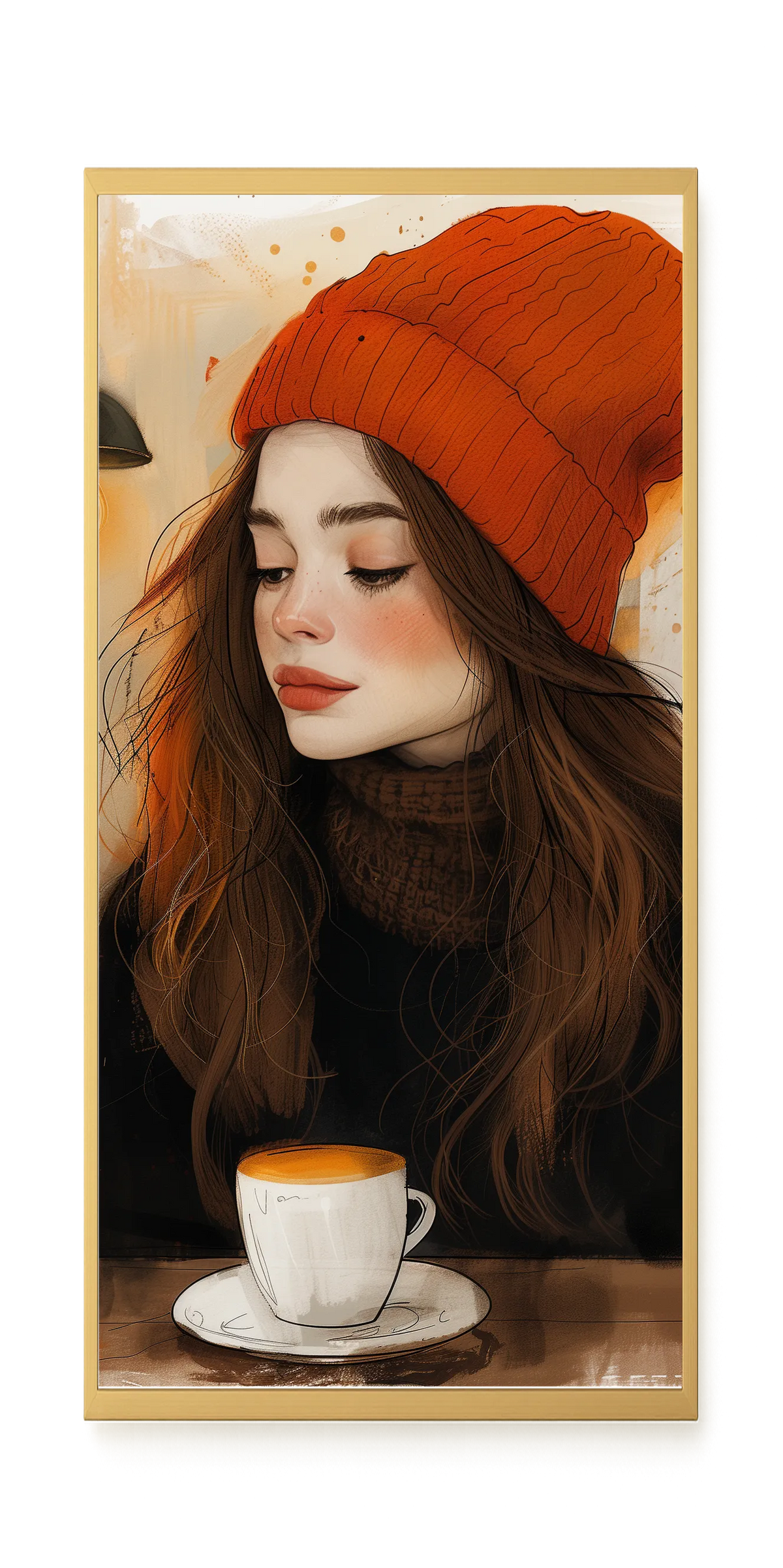 Warm Coffee Canvas Print