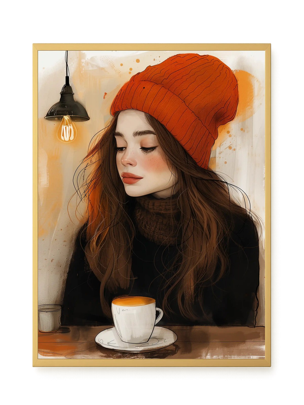 Warm Coffee Canvas Print