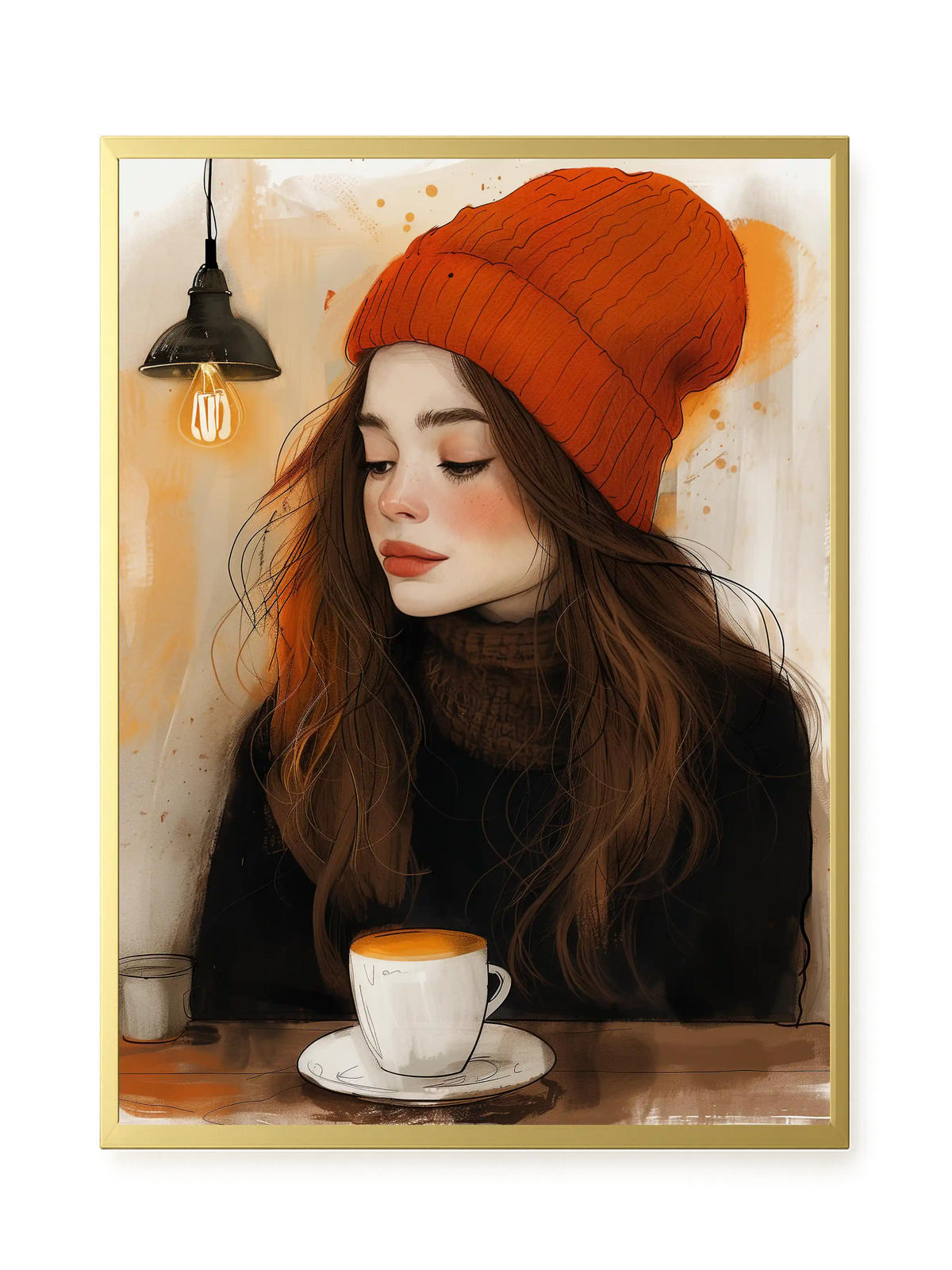Warm Coffee Canvas Print
