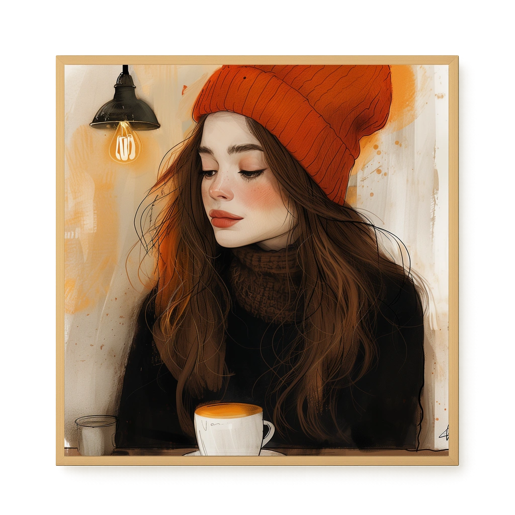 Warm Coffee Canvas Print
