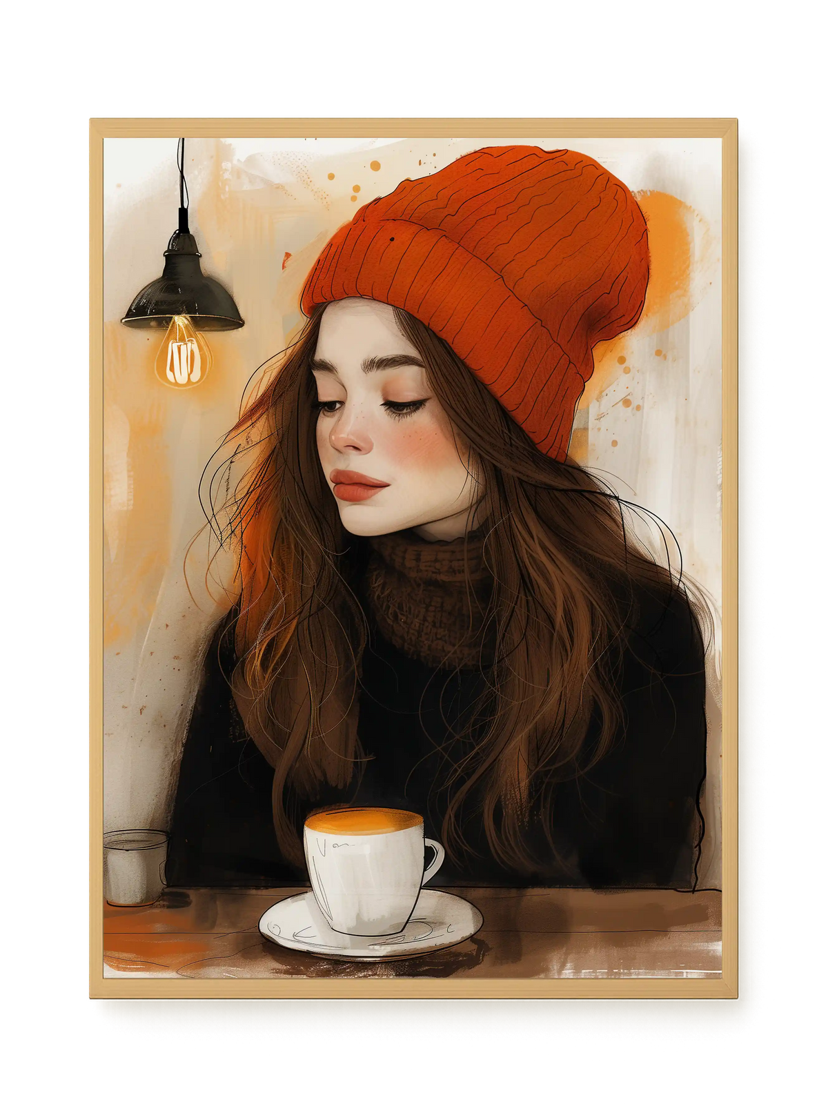 Warm Coffee Canvas Print