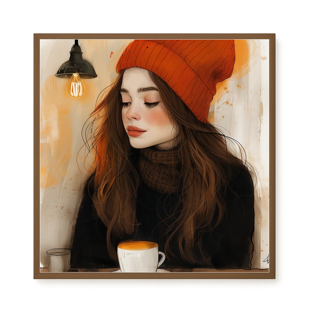 Warm Coffee Canvas Print