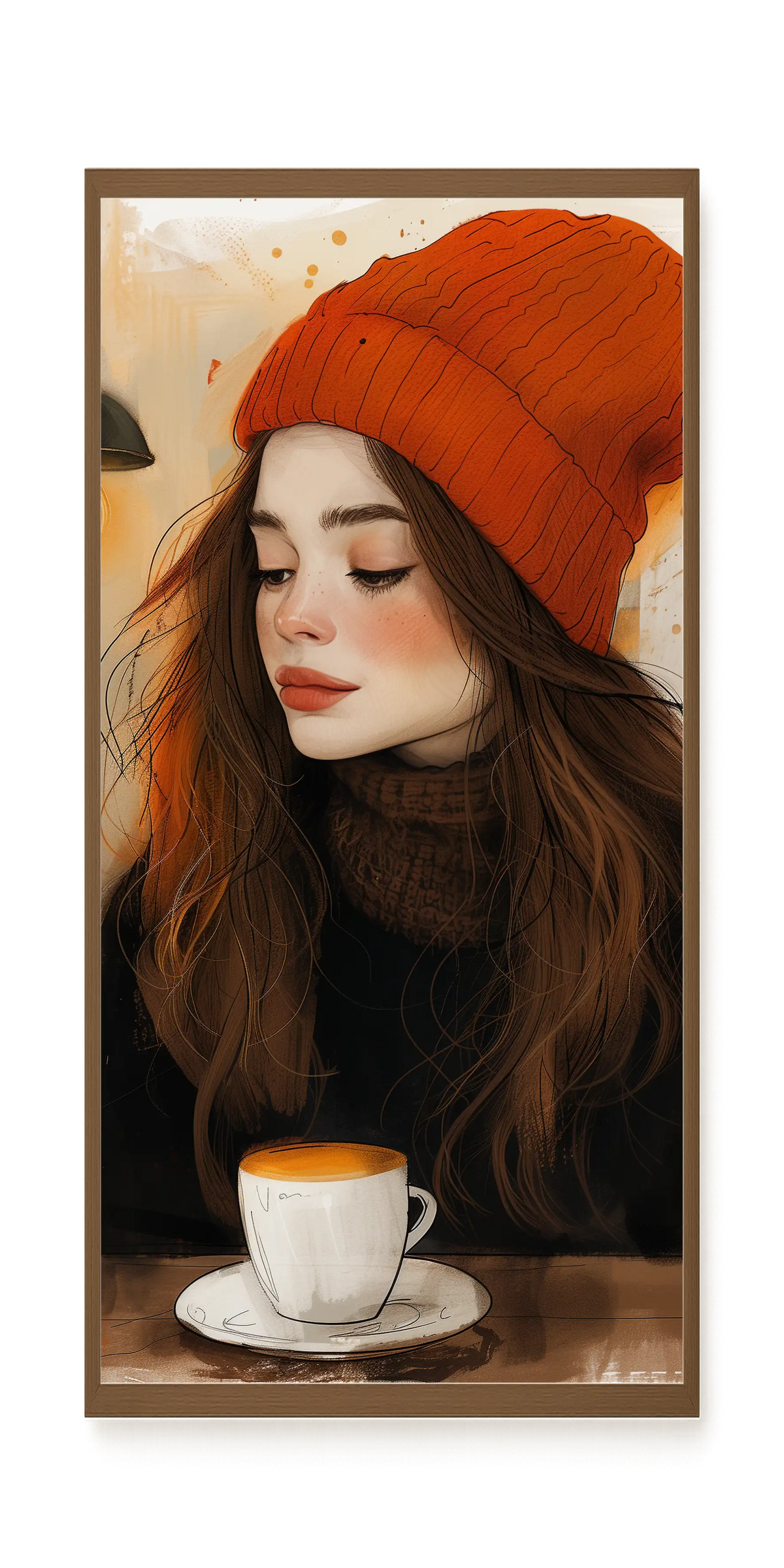 Warm Coffee Canvas Print