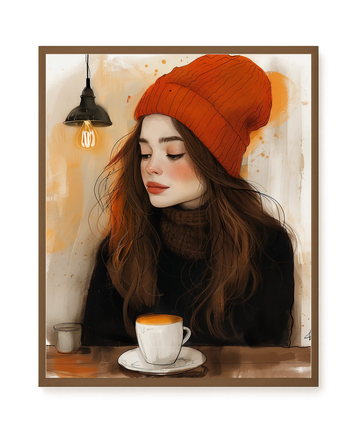 Warm Coffee Canvas Print