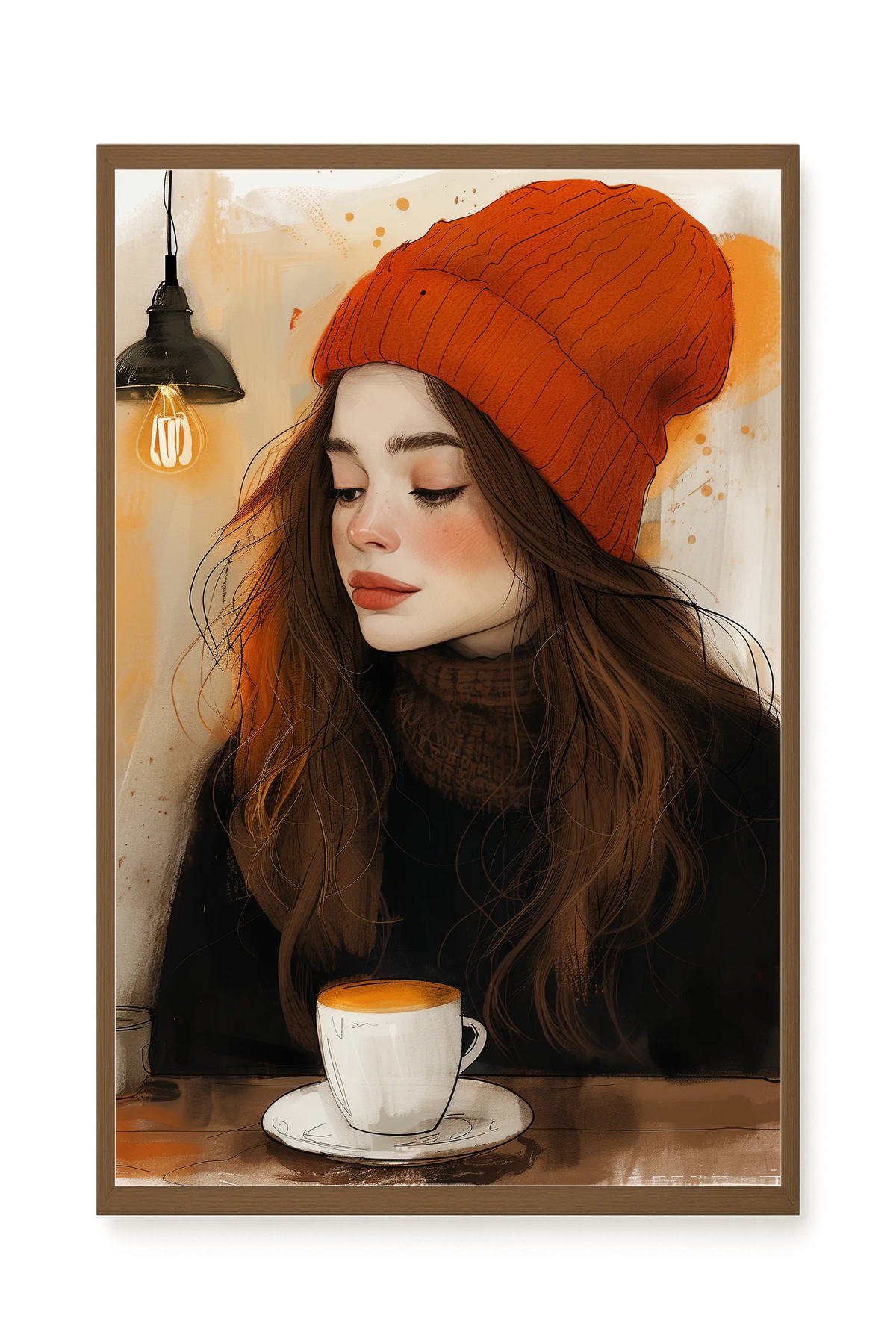Warm Coffee Canvas Print