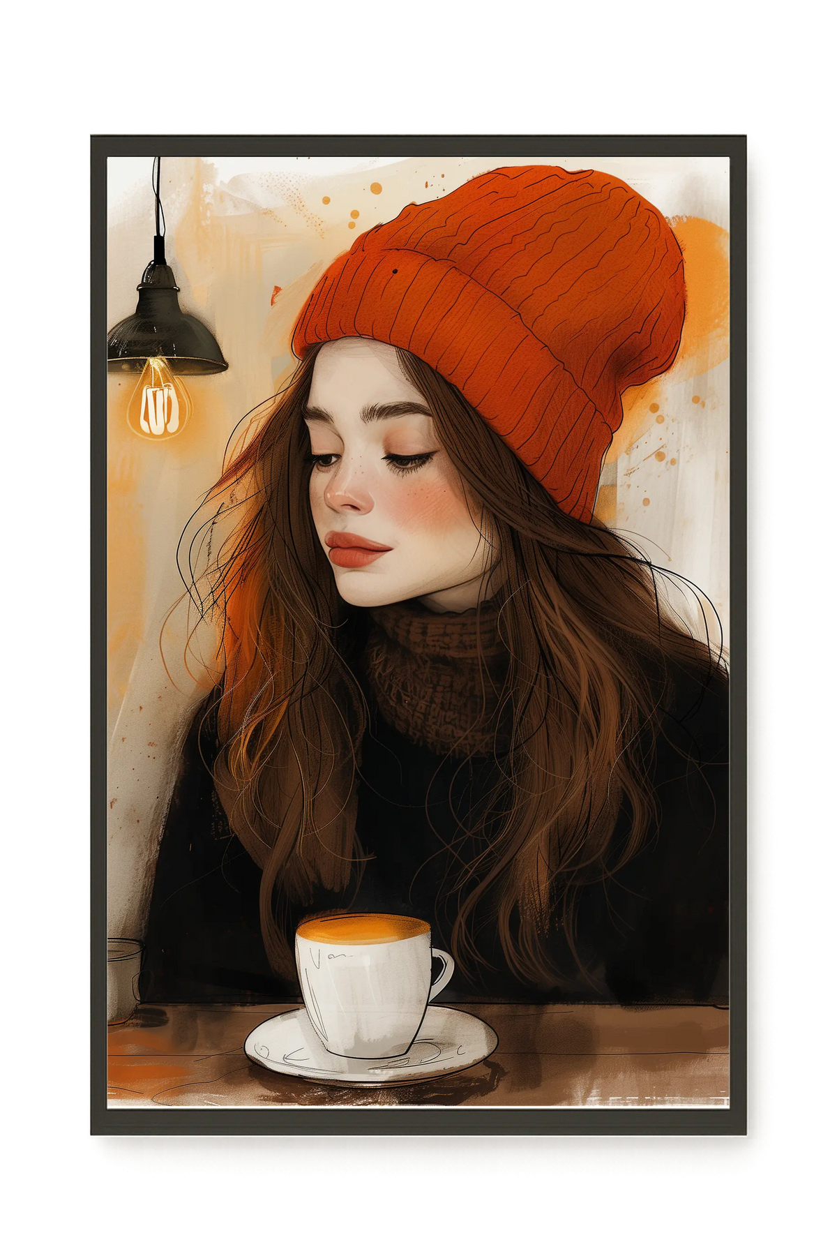 Warm Coffee Canvas Print