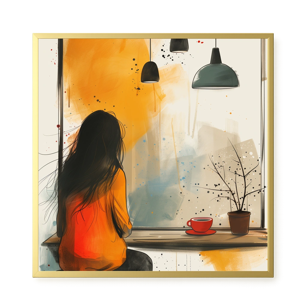Quiet Window Canvas Wall Art