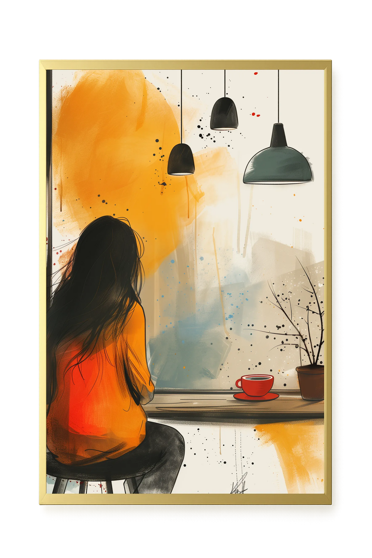 Quiet Window Canvas Wall Art