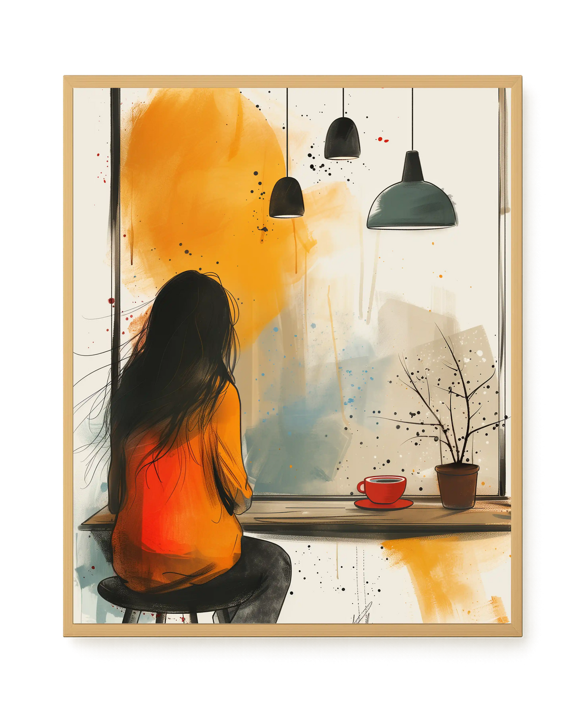 Quiet Window Canvas Wall Art