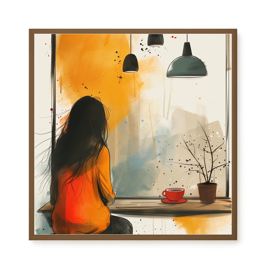 Quiet Window Canvas Wall Art
