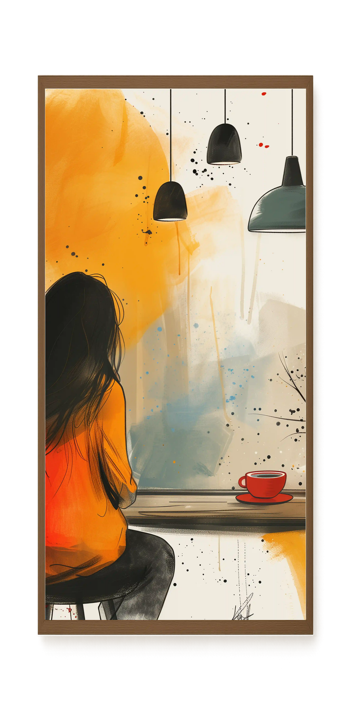 Quiet Window Canvas Wall Art
