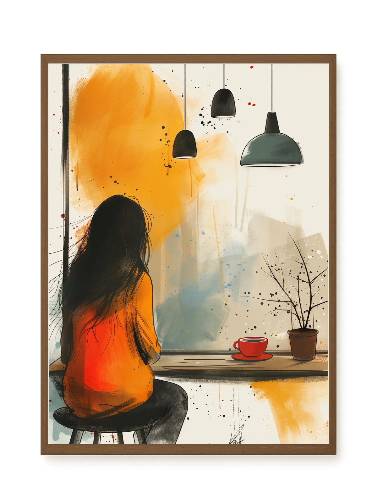 Quiet Window Canvas Wall Art