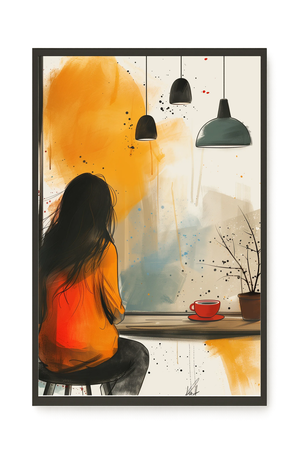 Quiet Window Canvas Wall Art