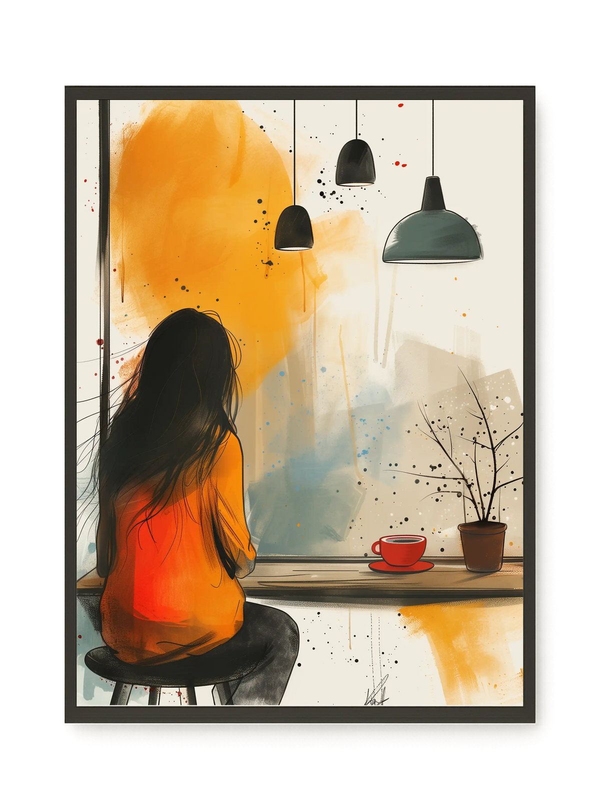 Quiet Window Canvas Wall Art