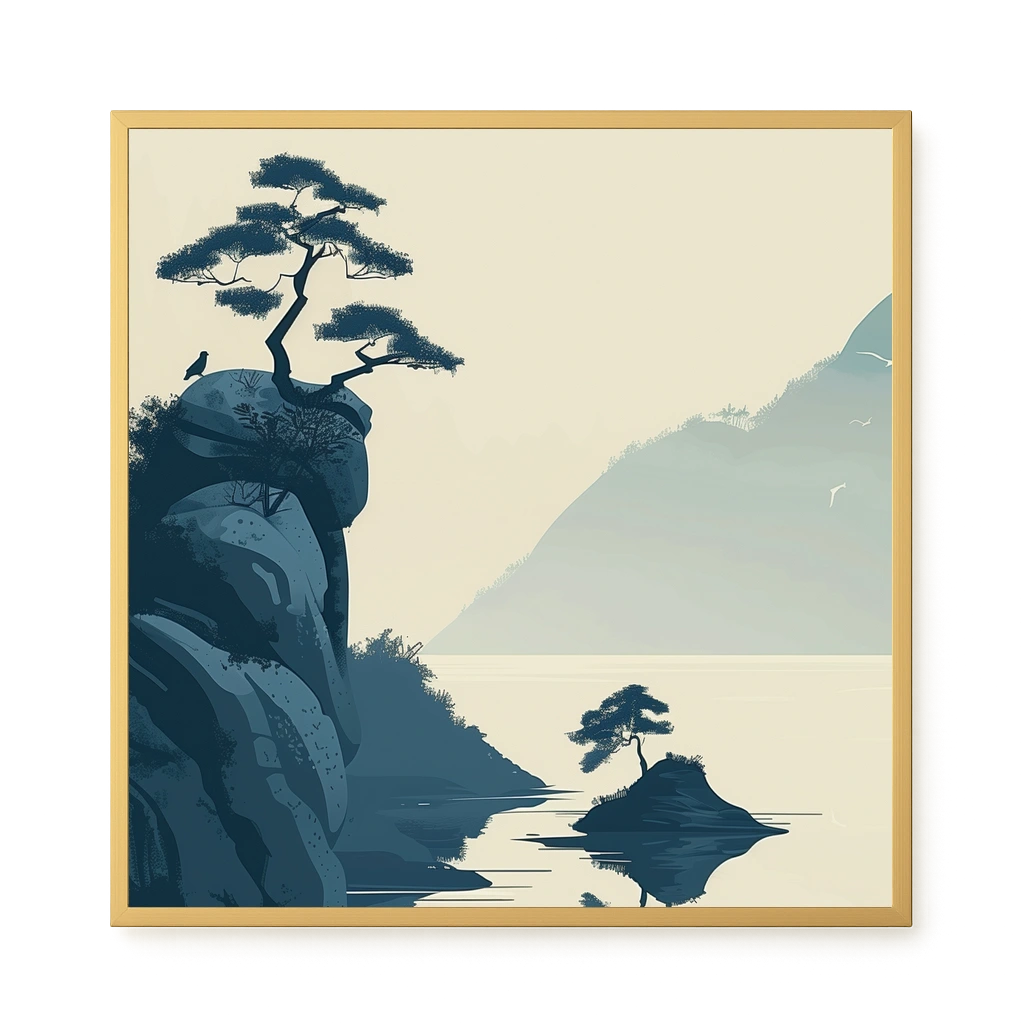 Lone Rock Canvas Print