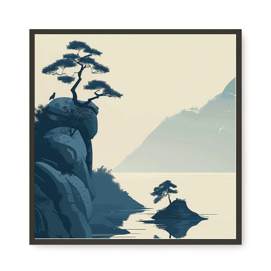 Lone Rock Canvas Print