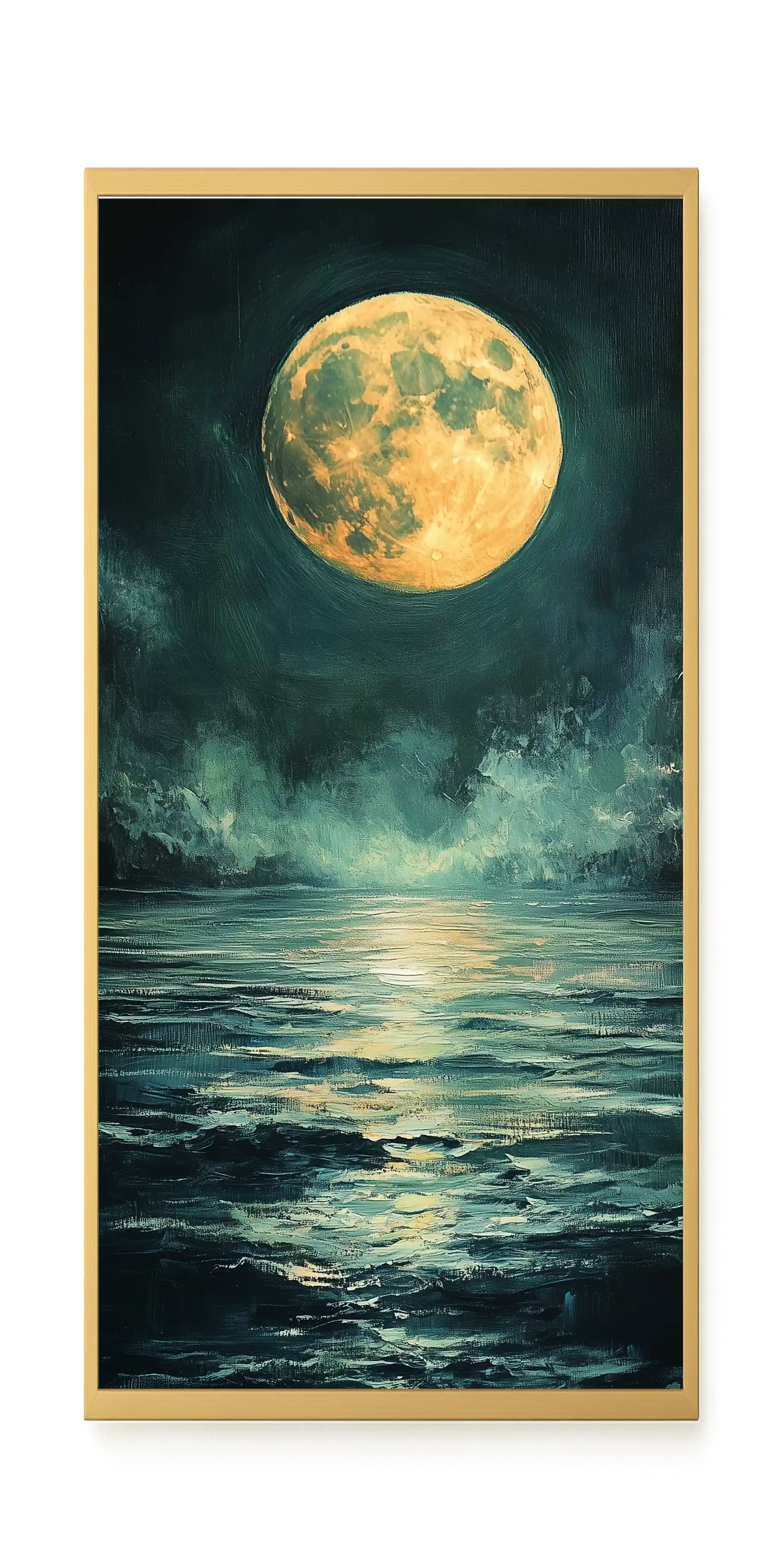 Moonlit Sea Canvas Print