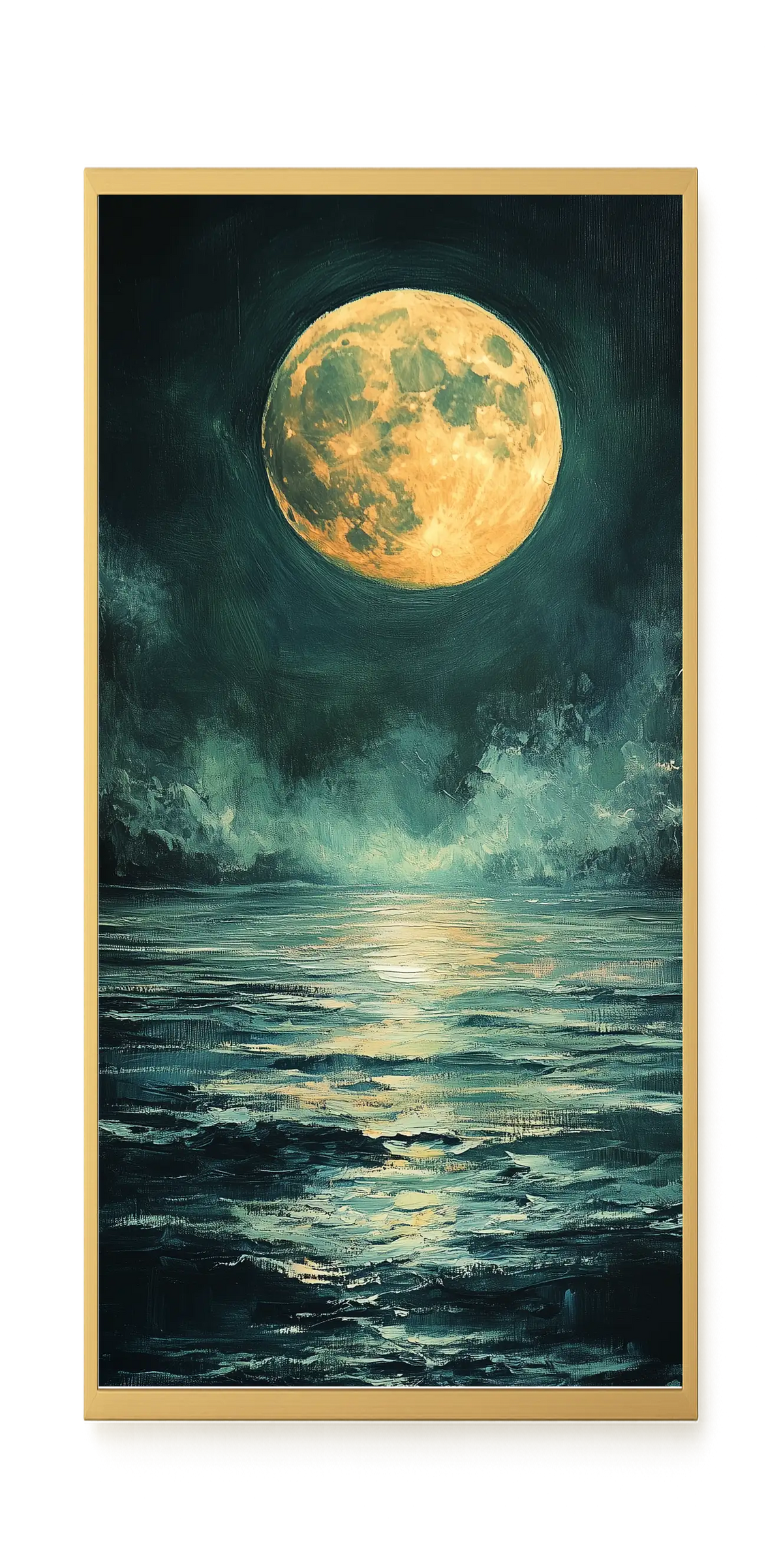 Moonlit Sea Canvas Print