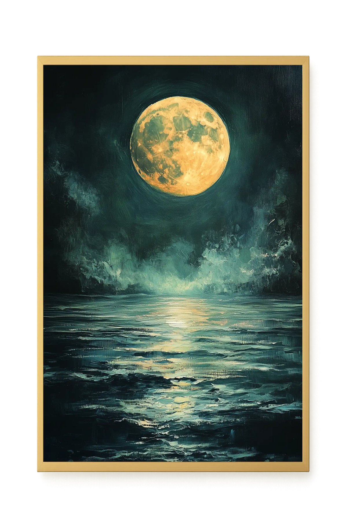 Moonlit Sea Canvas Print