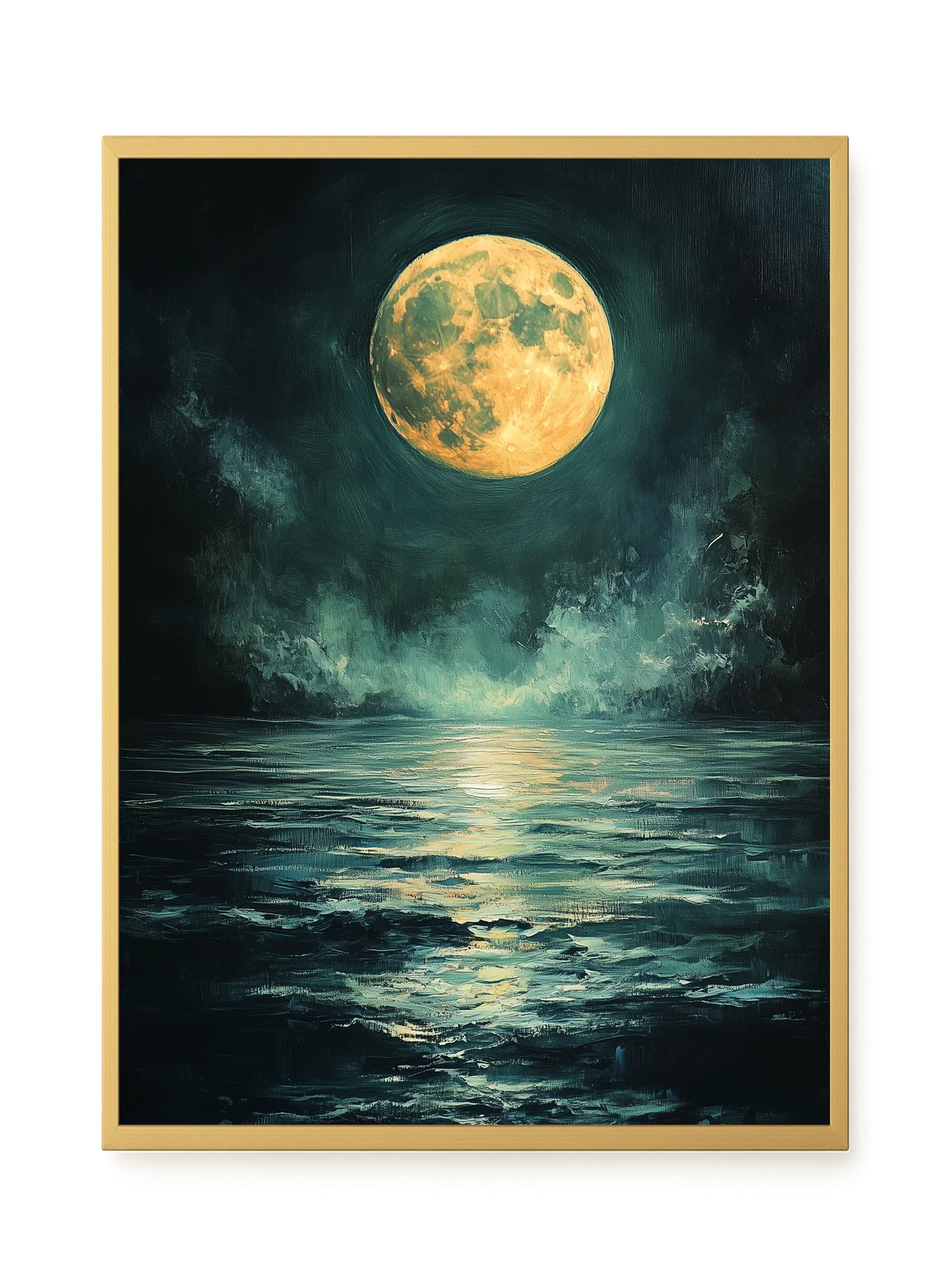 Moonlit Sea Canvas Print