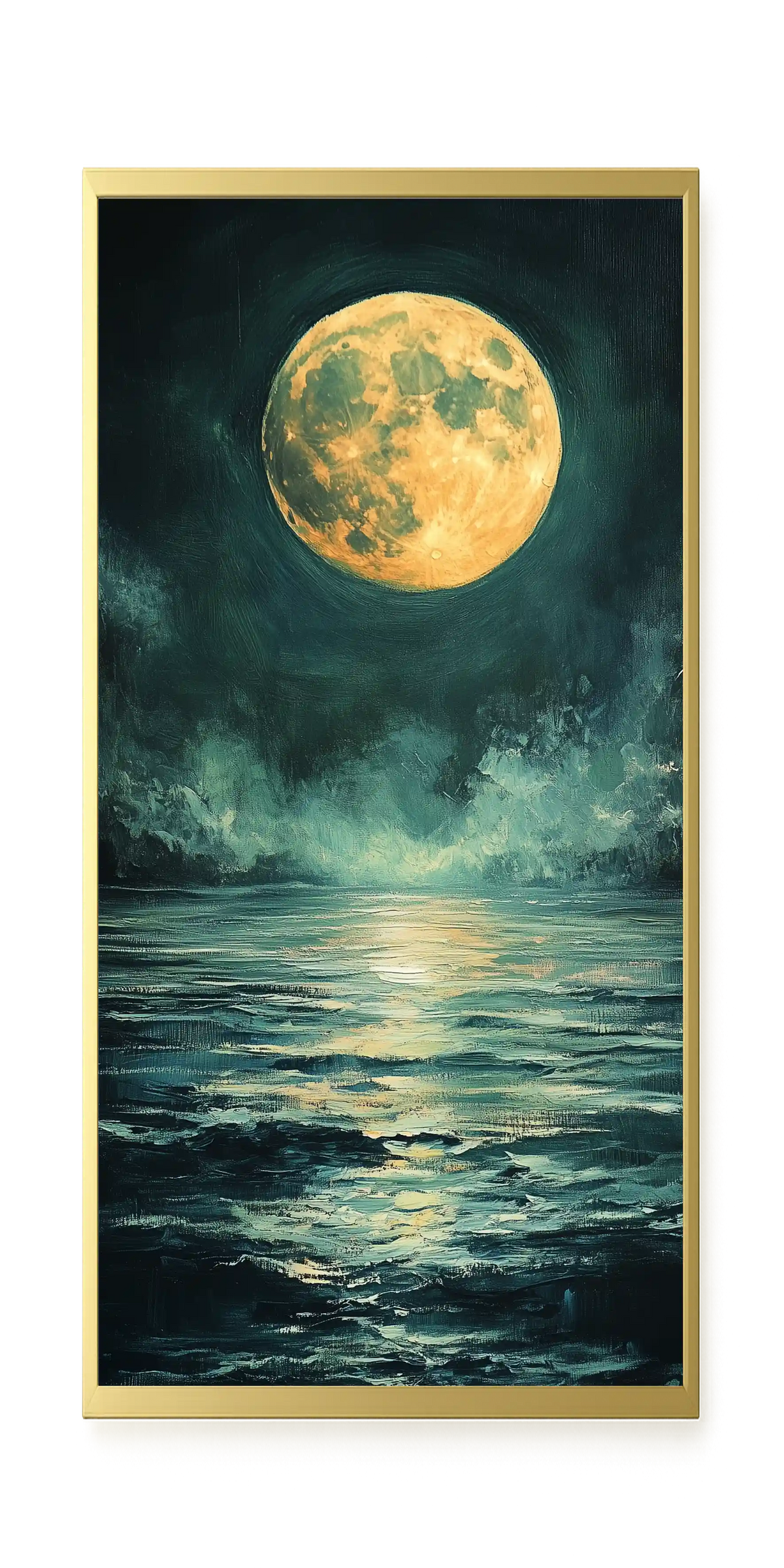 Moonlit Sea Canvas Print