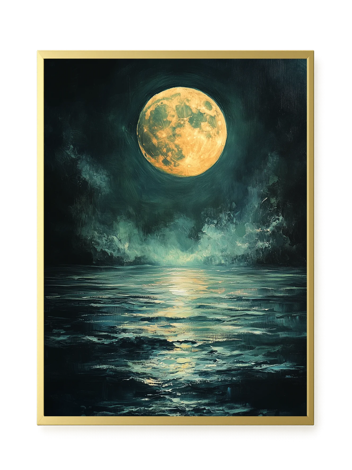 Moonlit Sea Canvas Print