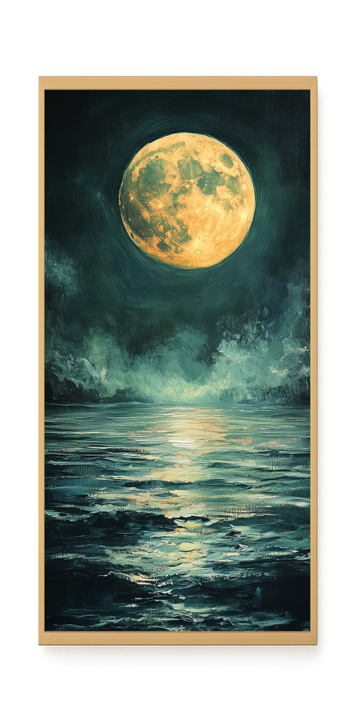 Moonlit Sea Canvas Print
