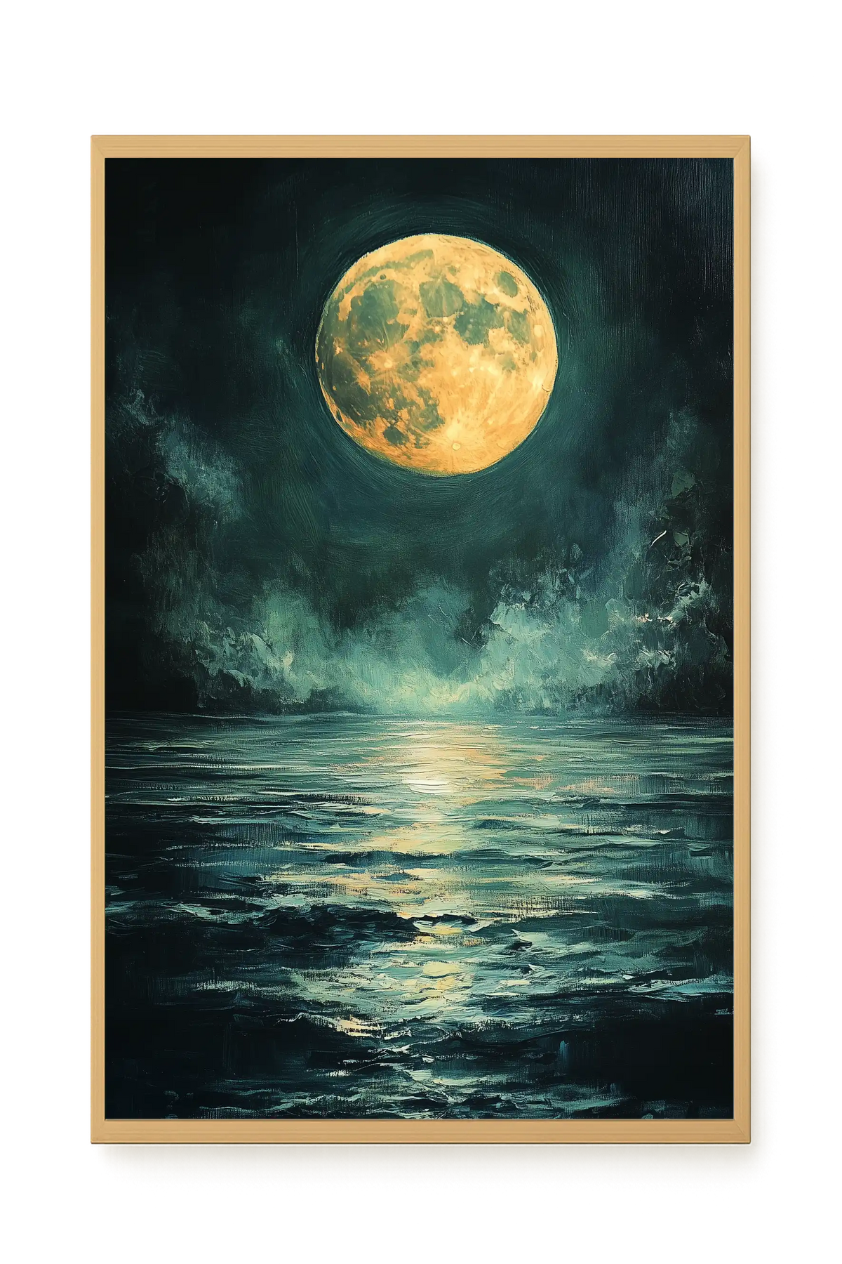 Moonlit Sea Canvas Print