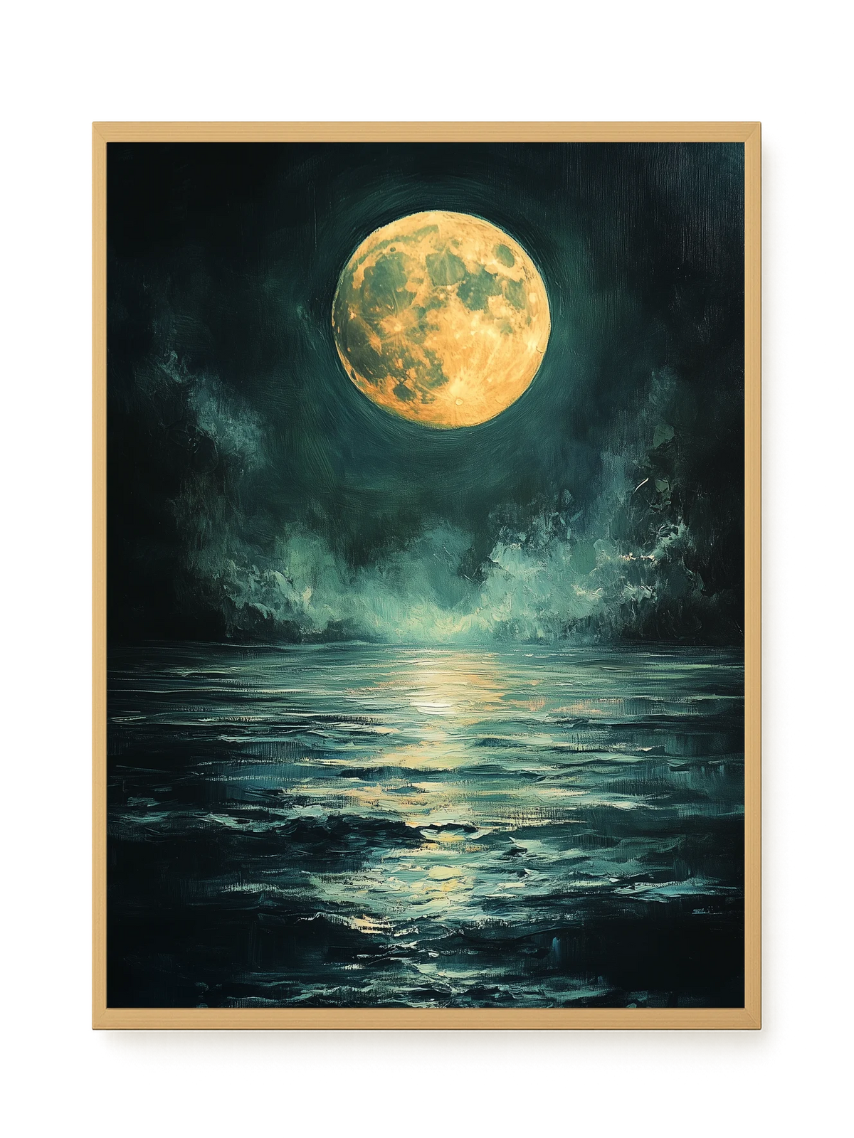 Moonlit Sea Canvas Print
