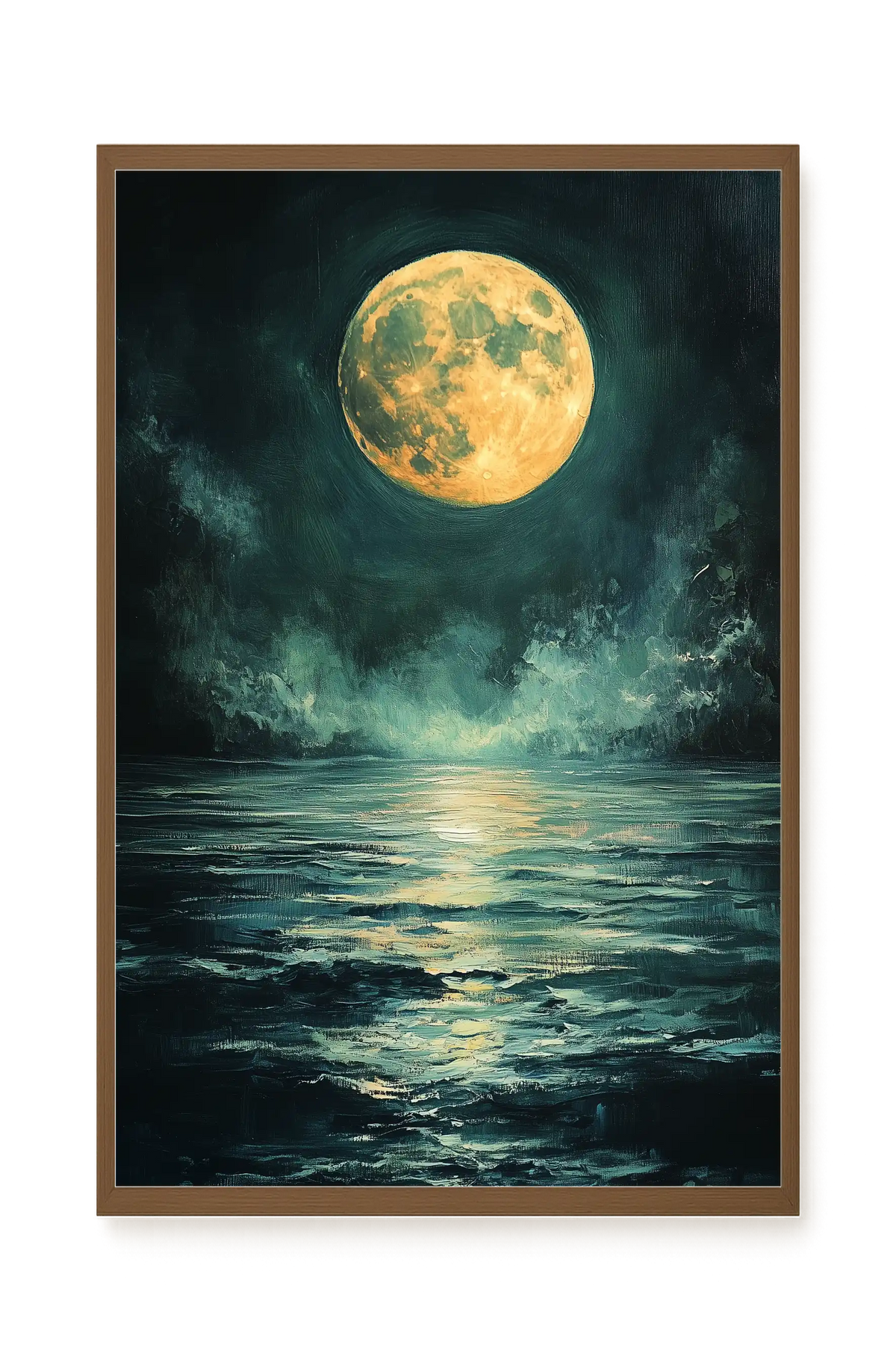 Moonlit Sea Canvas Print