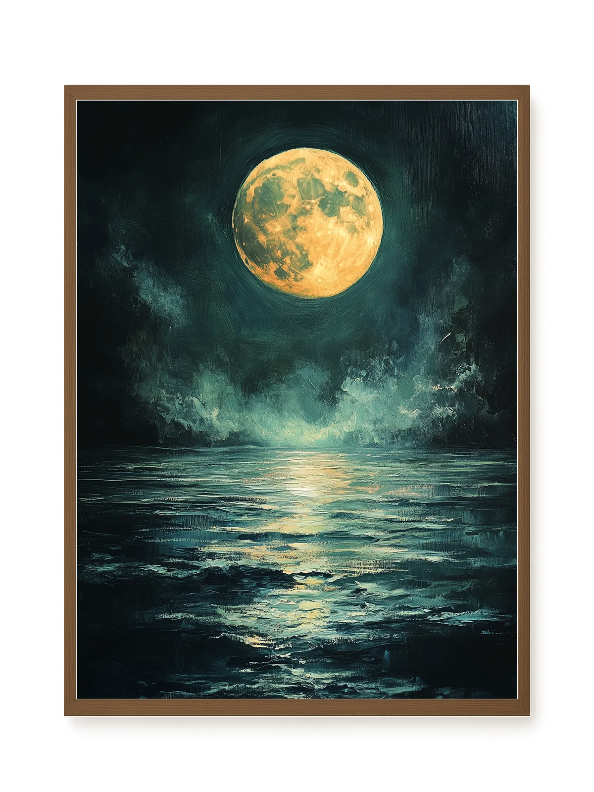 Moonlit Sea Canvas Print