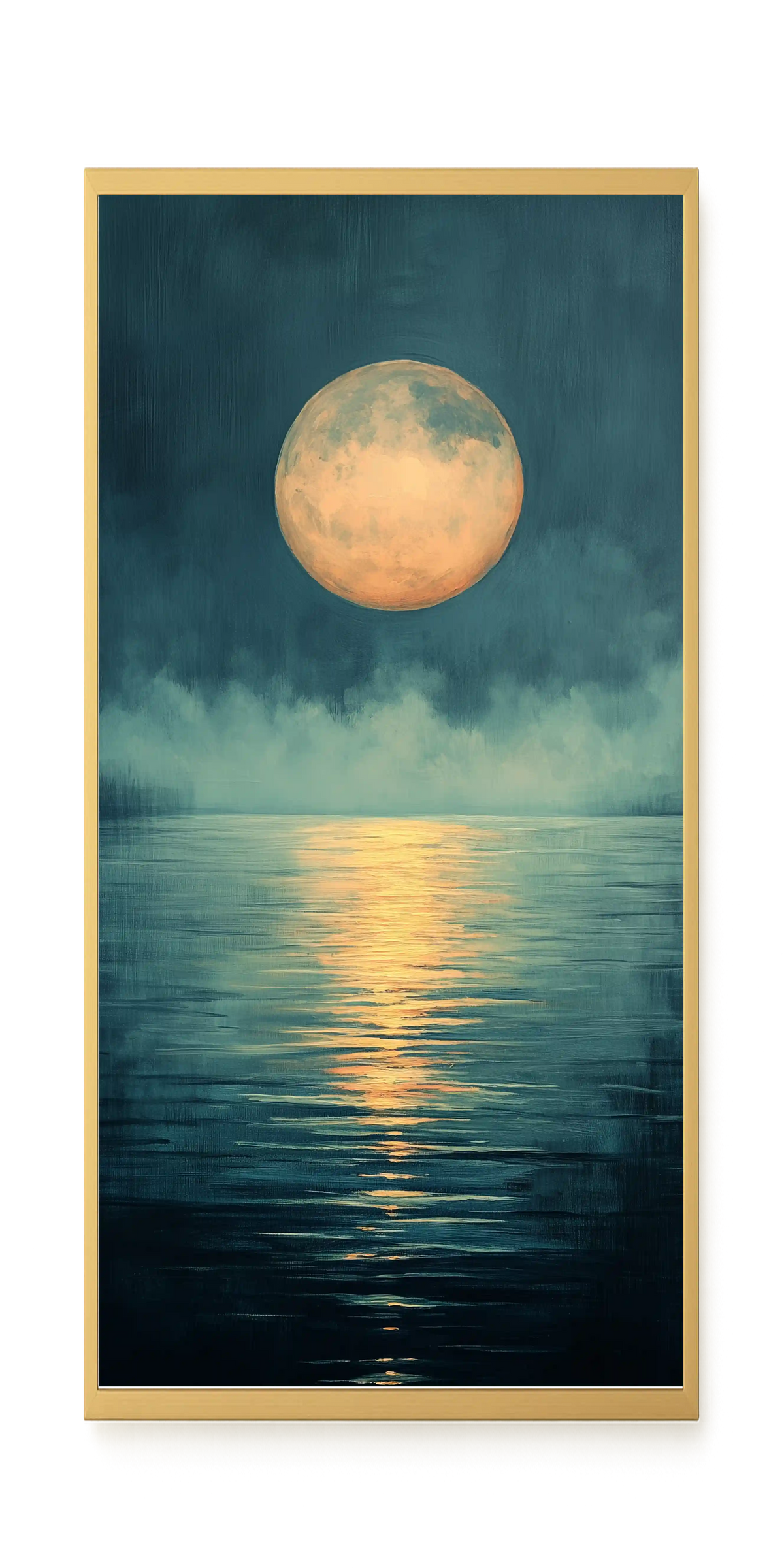 Moon Reflection Canvas Wall Art