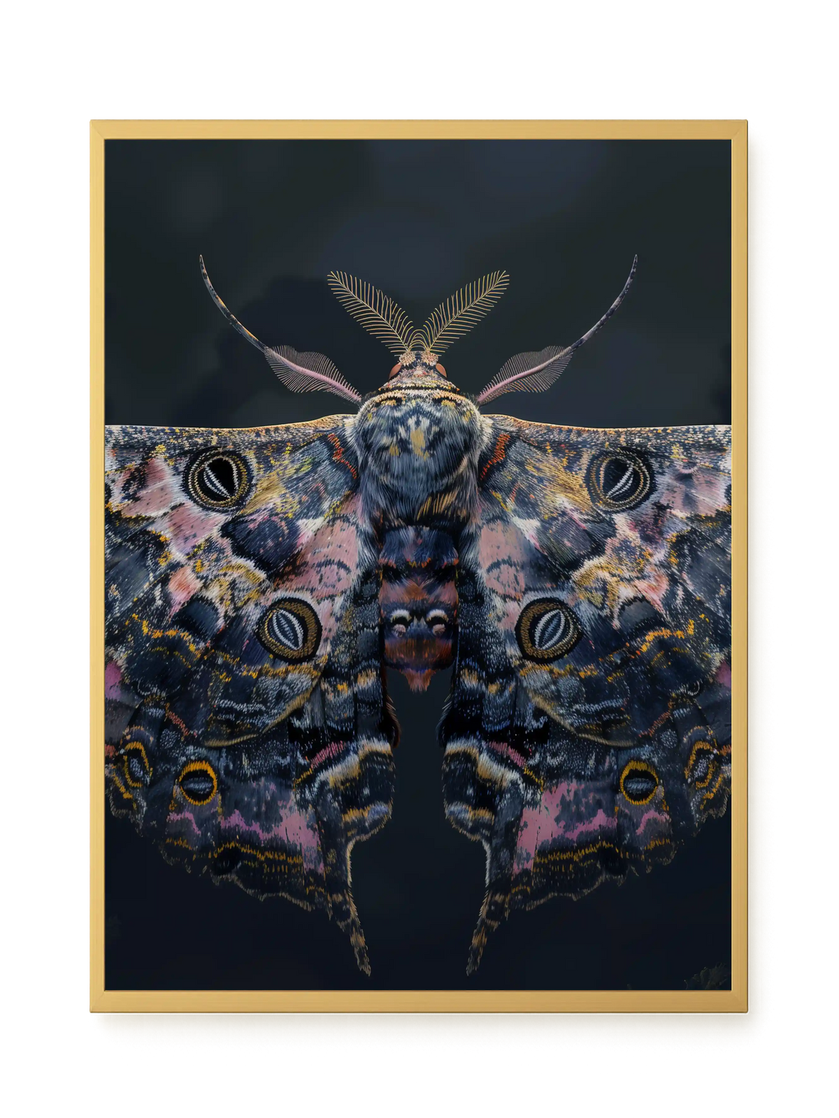 Night Moth Canvas Wall Art