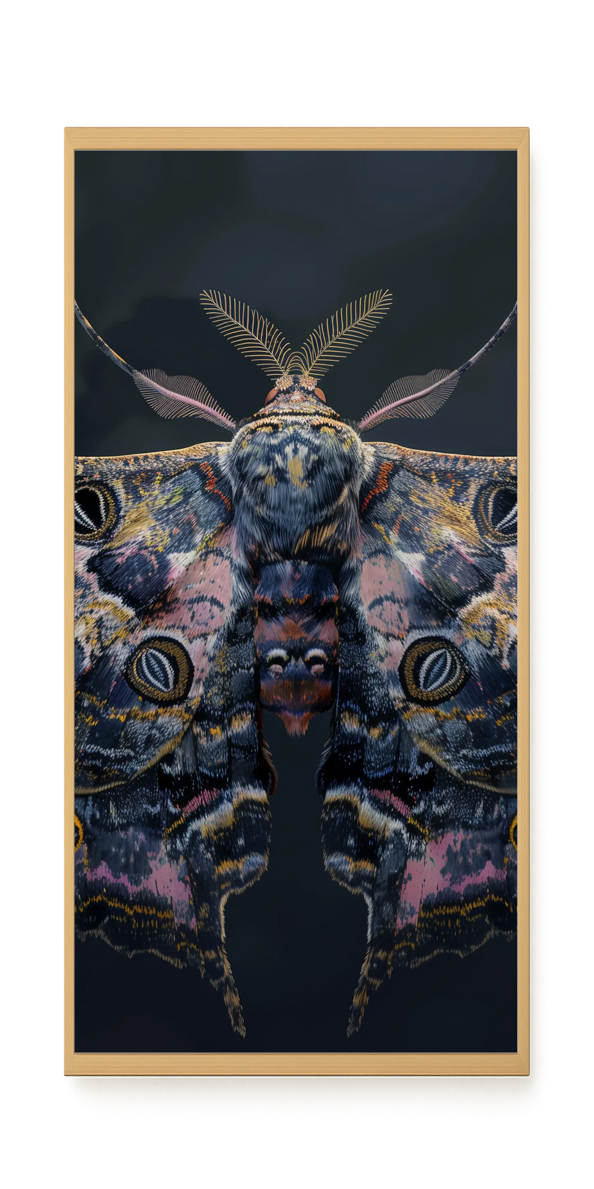 Night Moth Canvas Wall Art