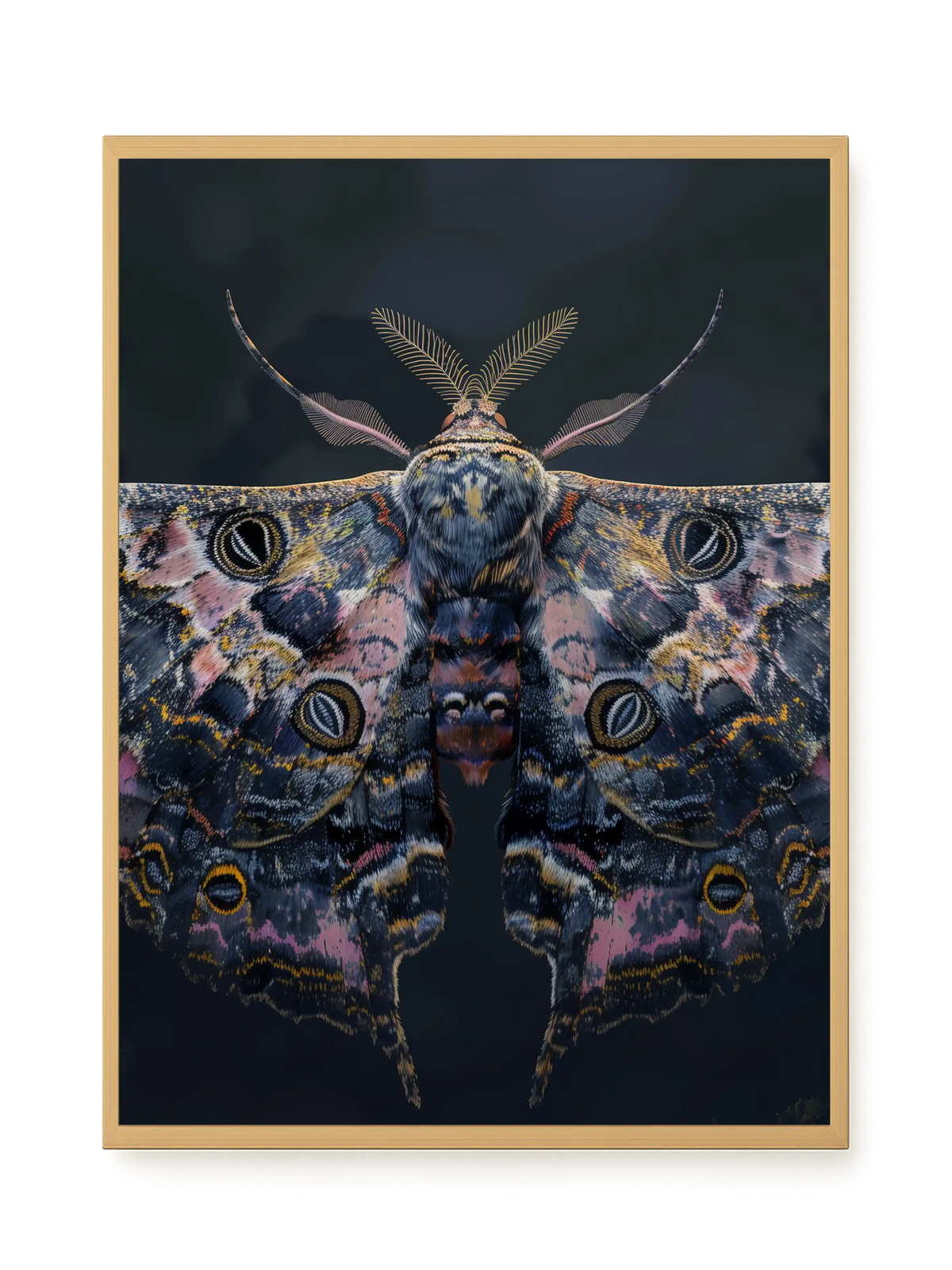Night Moth Canvas Wall Art