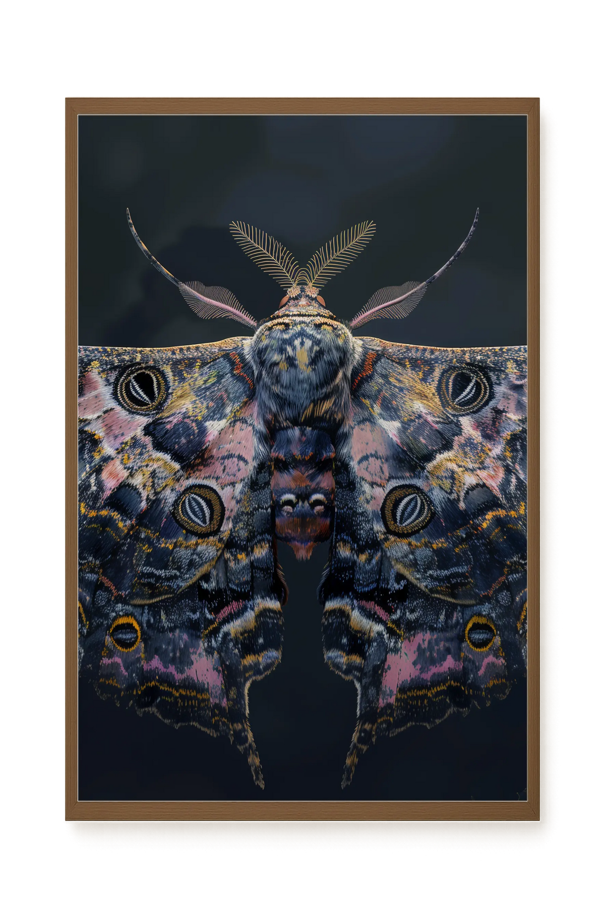Night Moth Canvas Wall Art