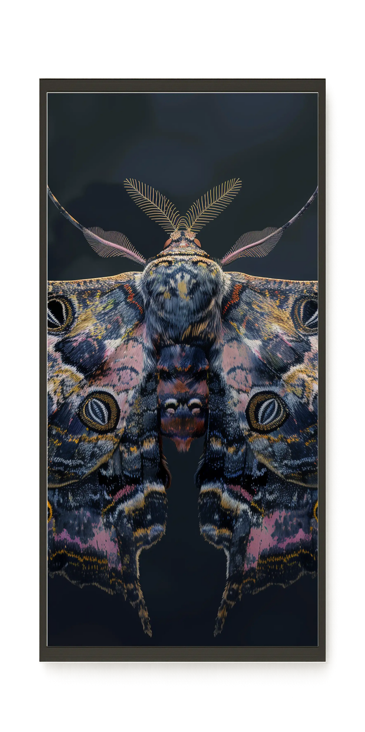 Night Moth Canvas Wall Art