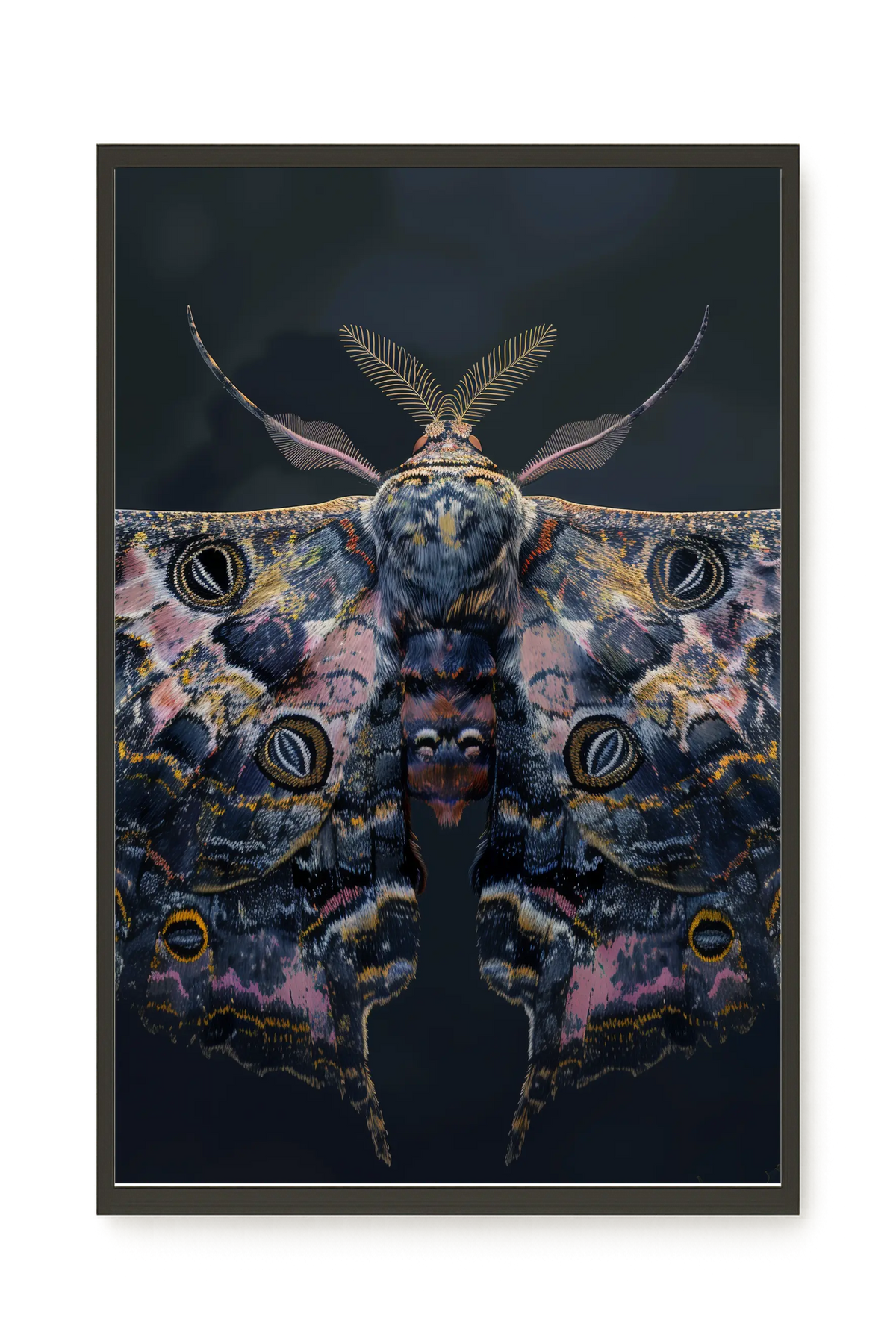 Night Moth Canvas Wall Art