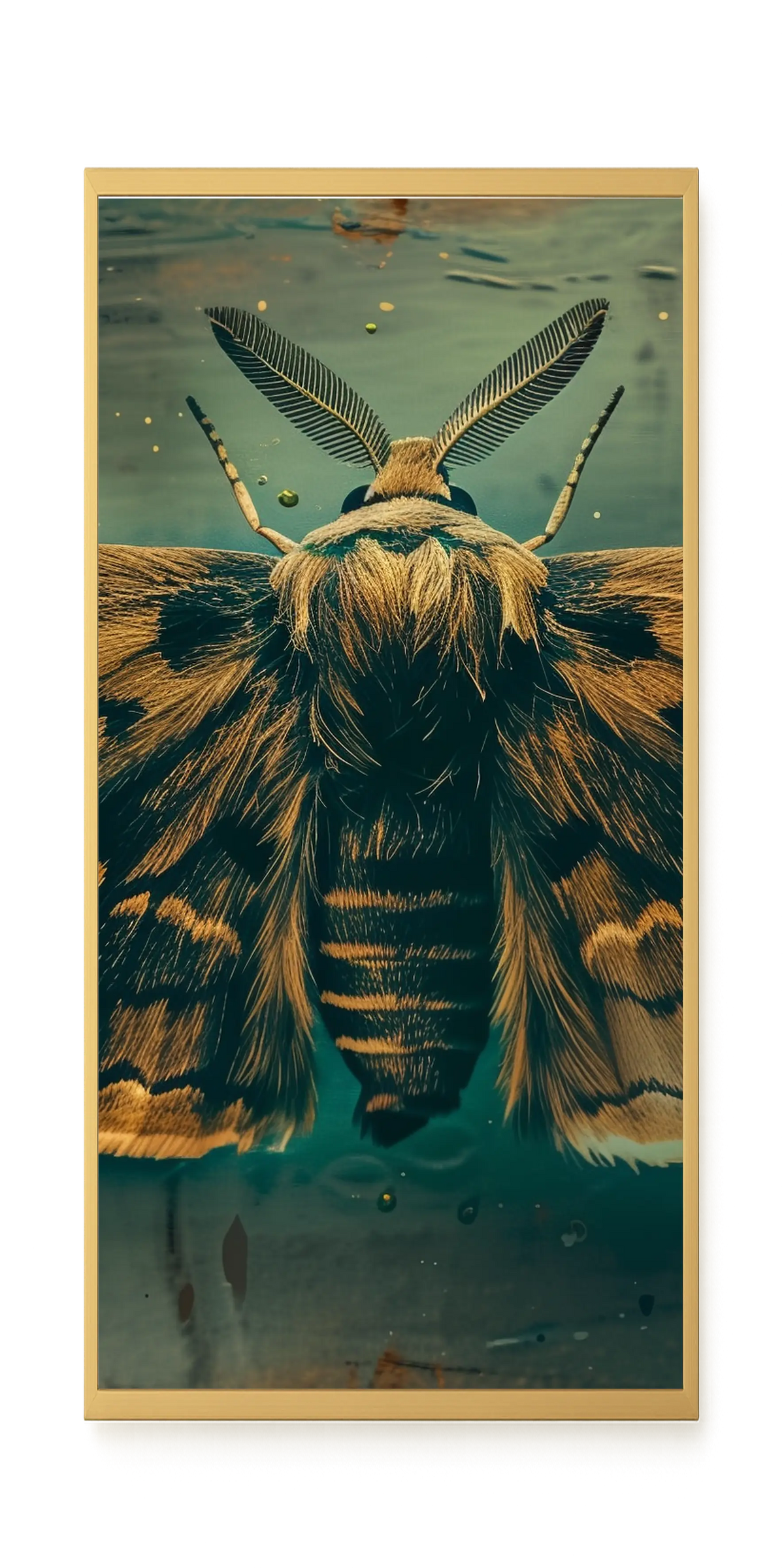 Golden Moth Canvas Print