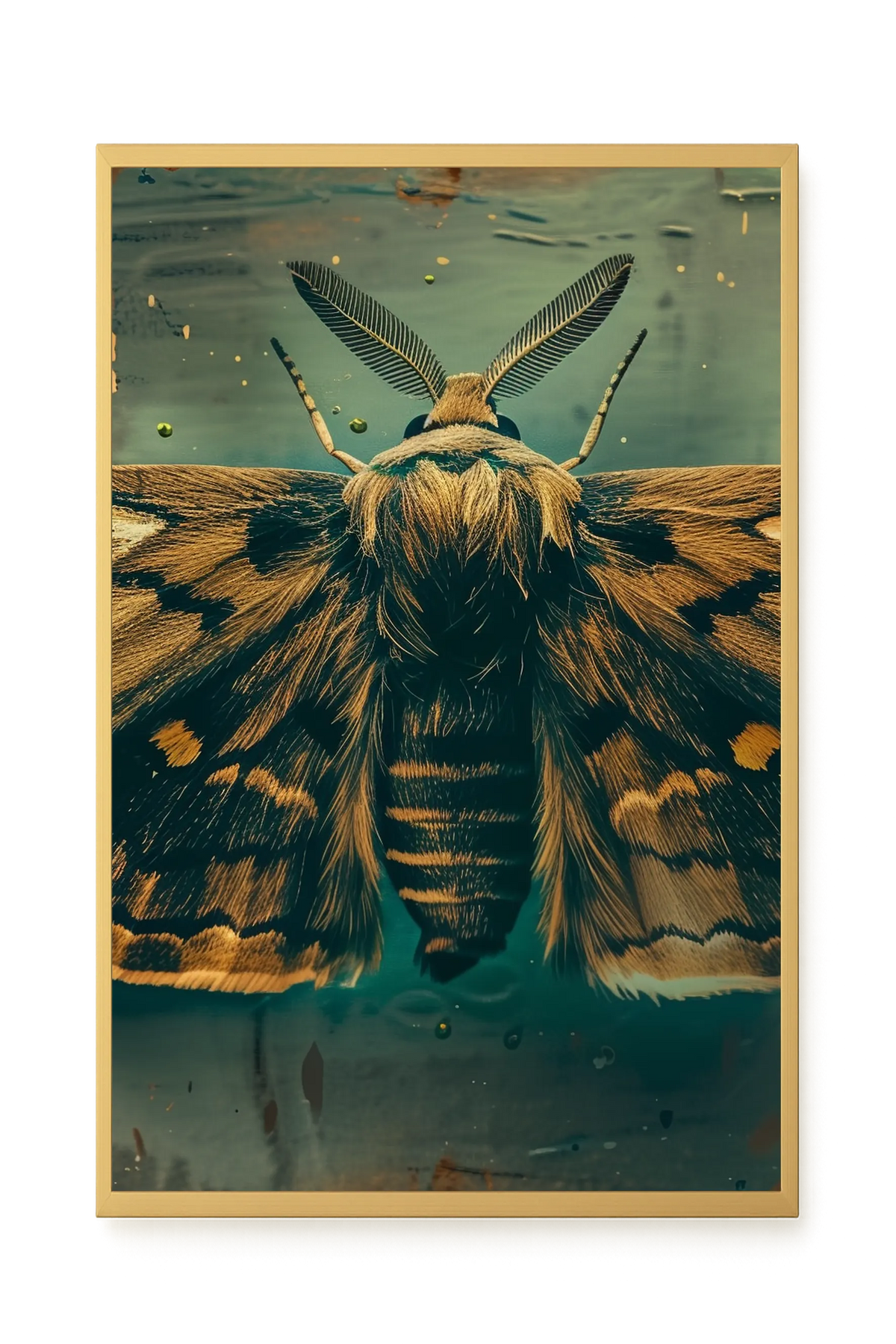 Golden Moth Canvas Print