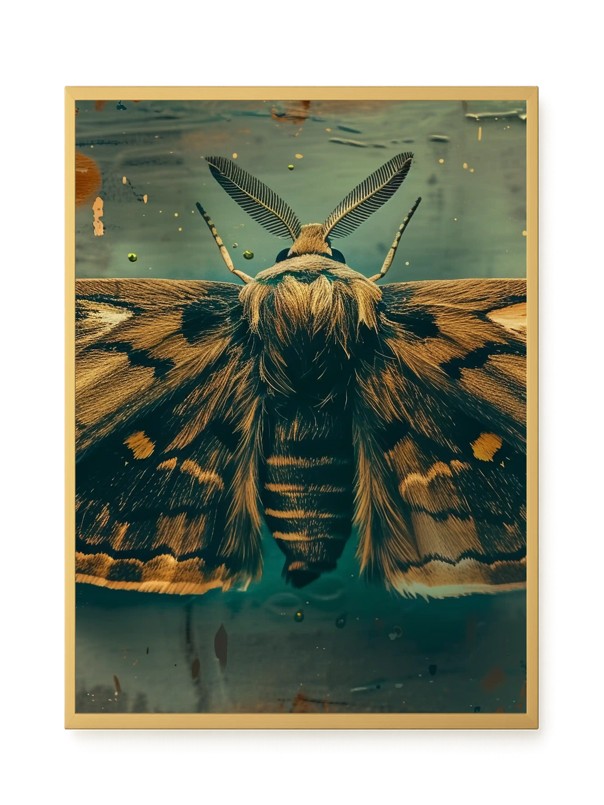 Golden Moth Canvas Print