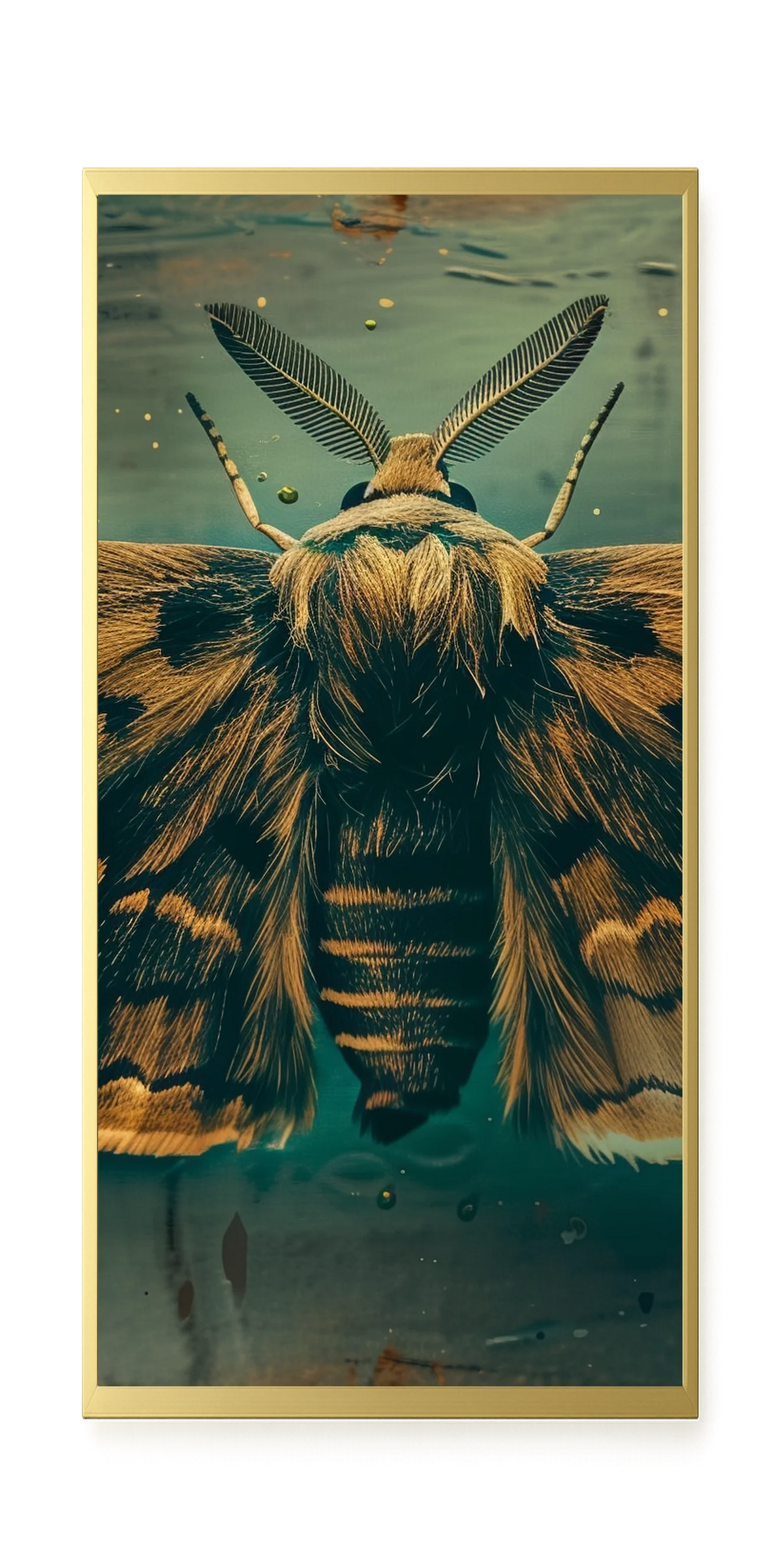 Golden Moth Canvas Print