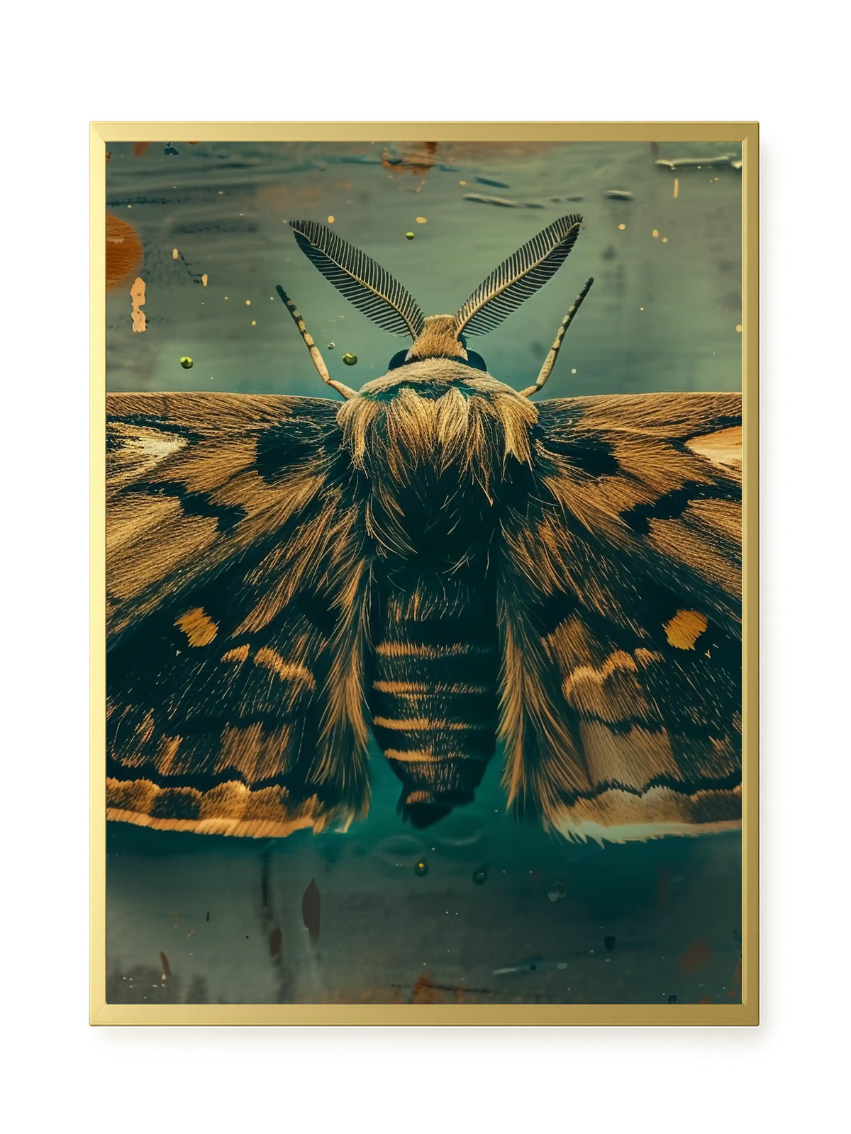 Golden Moth Canvas Print