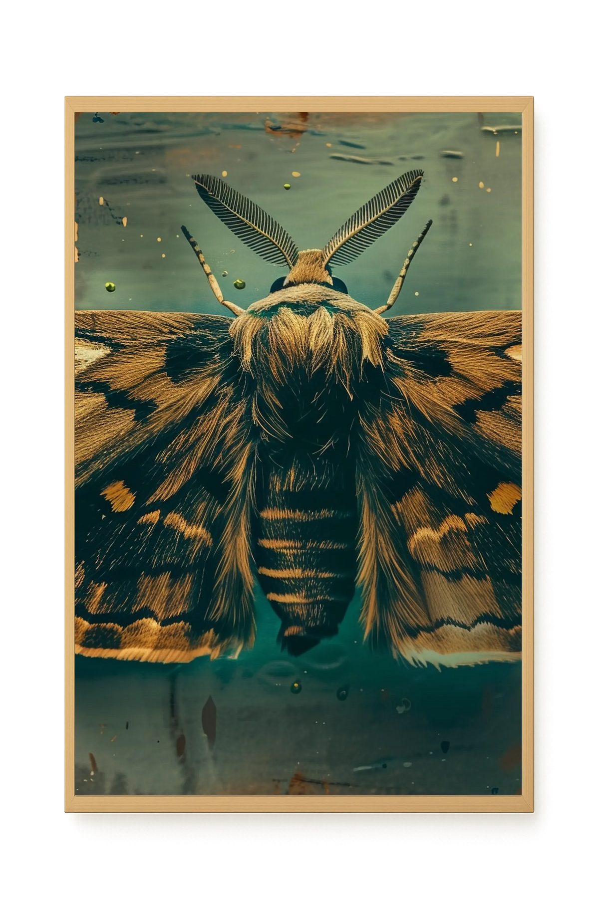 Golden Moth Canvas Print