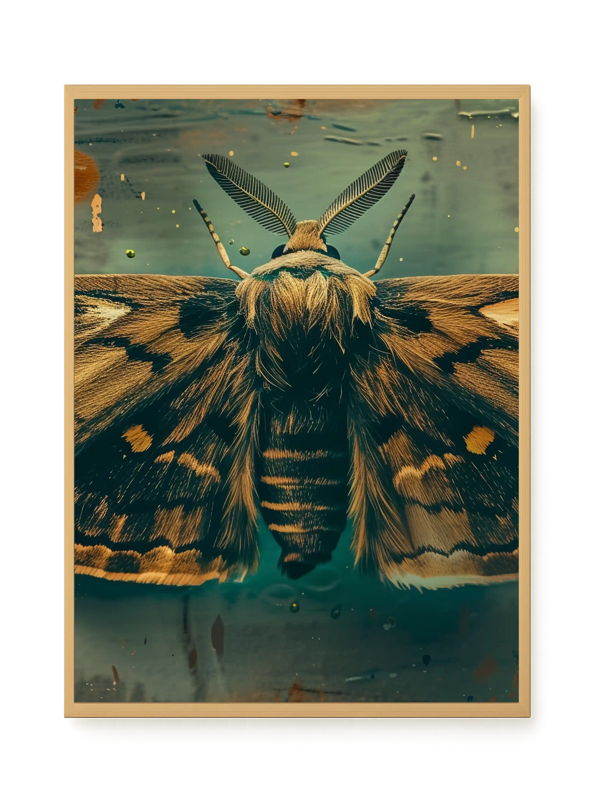 Golden Moth Canvas Print